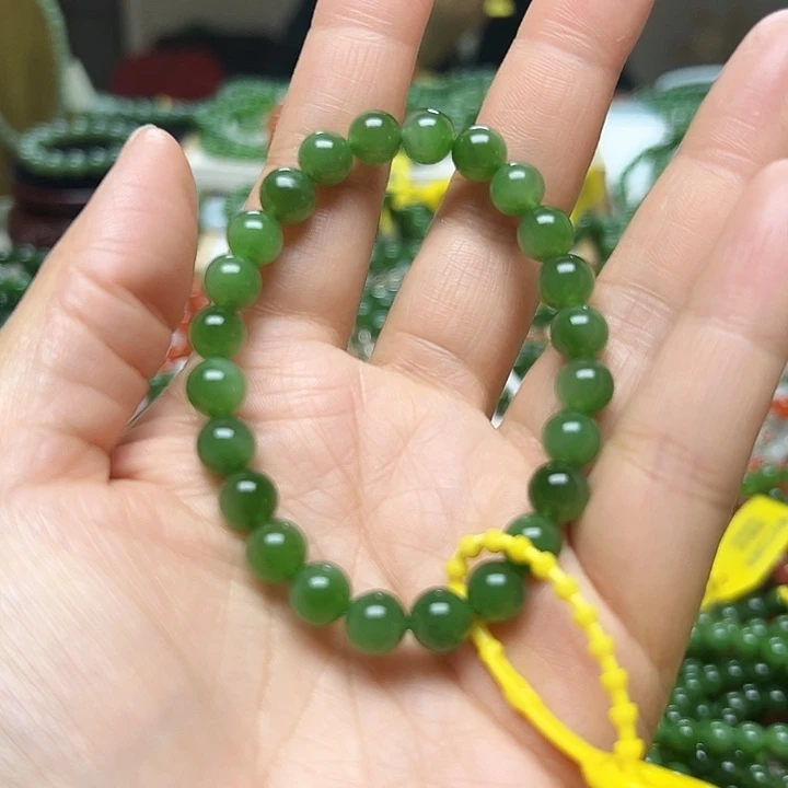 和田玉（碧玉）未镶嵌手链