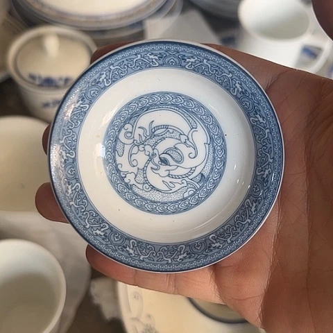 陶瓷3寸碟一个陶瓷