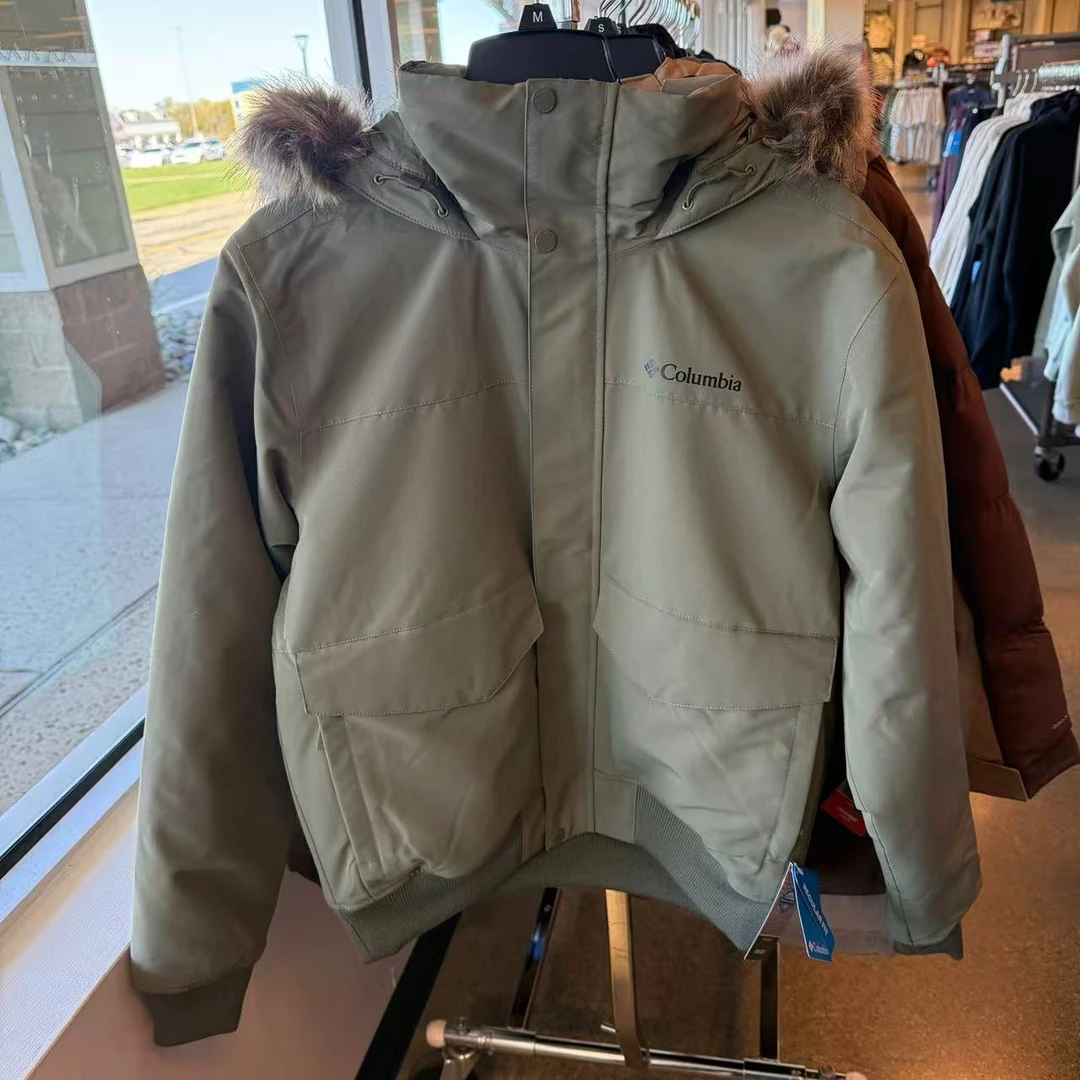 COLUMBIA/哥伦比亚 男款cape Ridge连帽羽绒服2134261-397