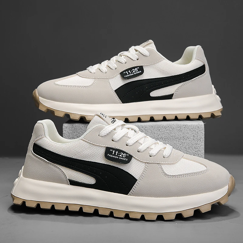 男士夏季透气网面阿甘鞋轻便潮鞋轻质防滑鞋子时尚休闲运动鞋跑鞋