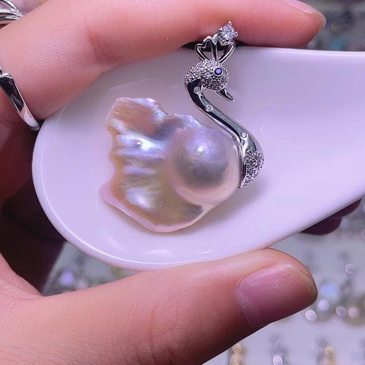 颈饰合金淡水珍珠41