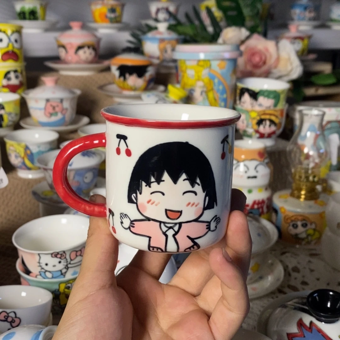高温釉下彩手绘陶瓷