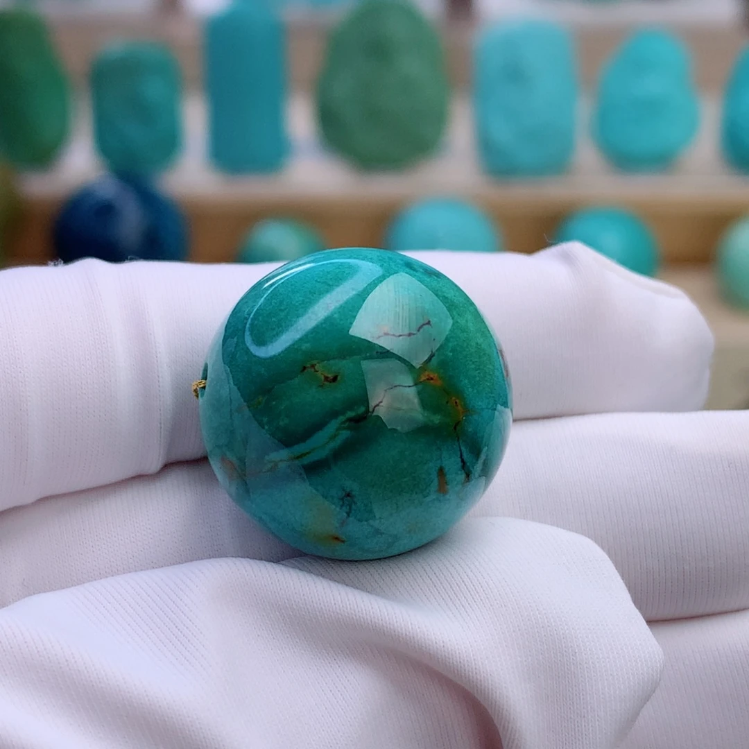 绿松石未镶嵌挂件