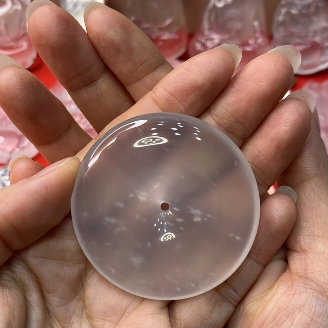 大***牛石英质玉未镶嵌吊坠