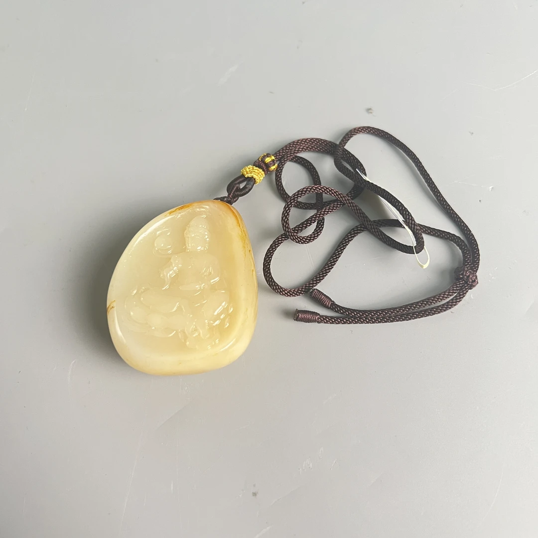 和田玉观音挂件-M25DO008878-06