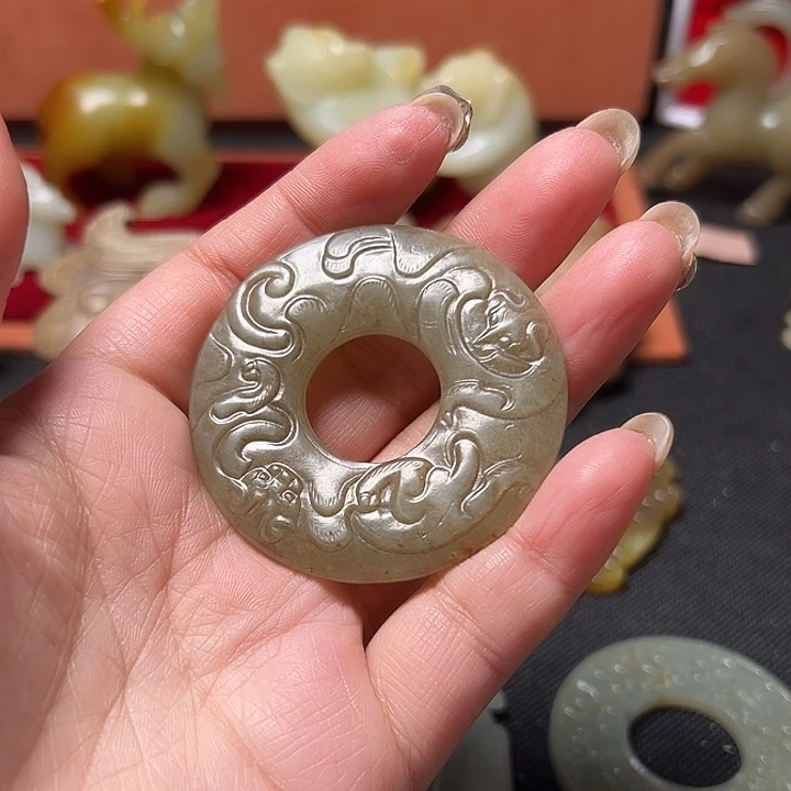 福***来和田玉（糖玉）未镶嵌挂件