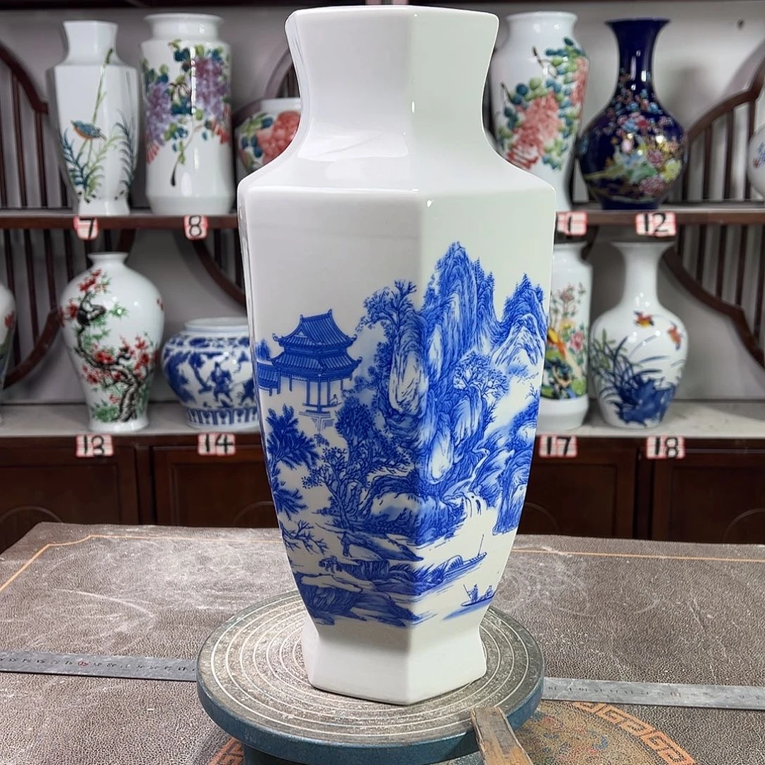 摆件陶景德镇陶瓷6山水