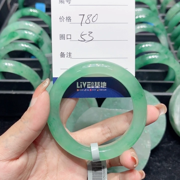 未镶嵌手镯石英质玉（非洲翠）