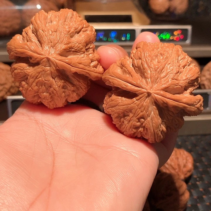 文玩核桃把件球筋49尺