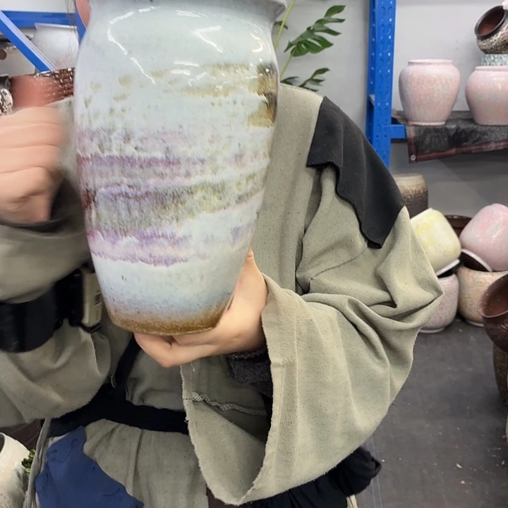 14×26 -粗陶花盆有孔-买买买