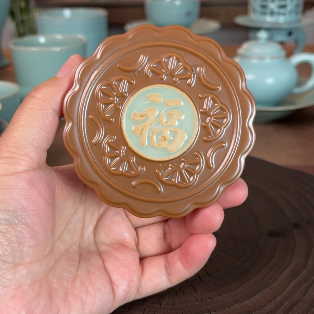 盖置原矿汝官窑作品