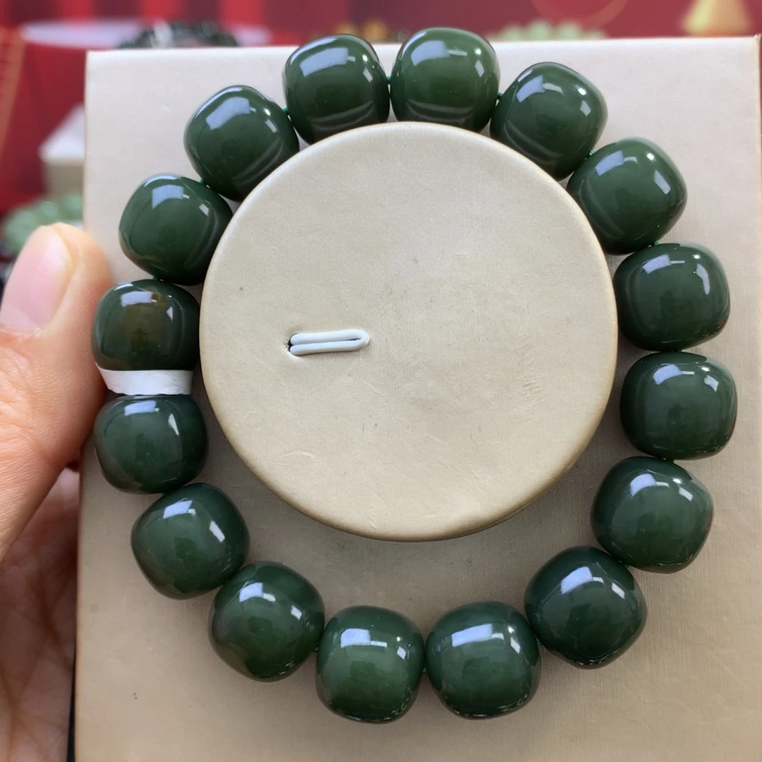 和田玉未镶嵌手链