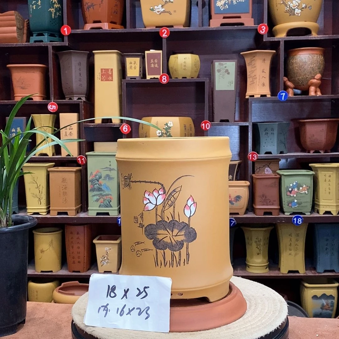 紫砂花盆紫砂花盆