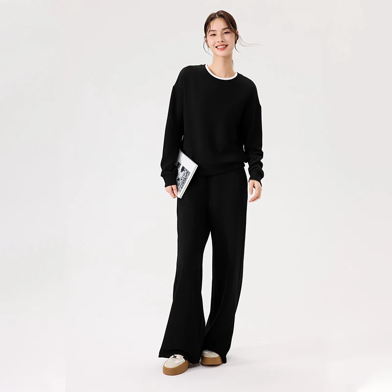 C 双层领拼色假两件套装DJN9172