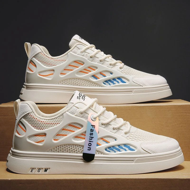 春季男鞋2025新款潮流百搭板鞋男士休闲皮鞋夏季运动白鞋潮鞋