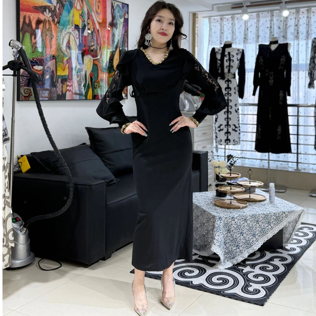 2025新款法式温柔连衣裙