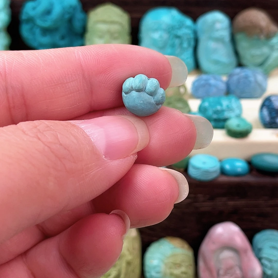 绿松石未镶嵌平安扣