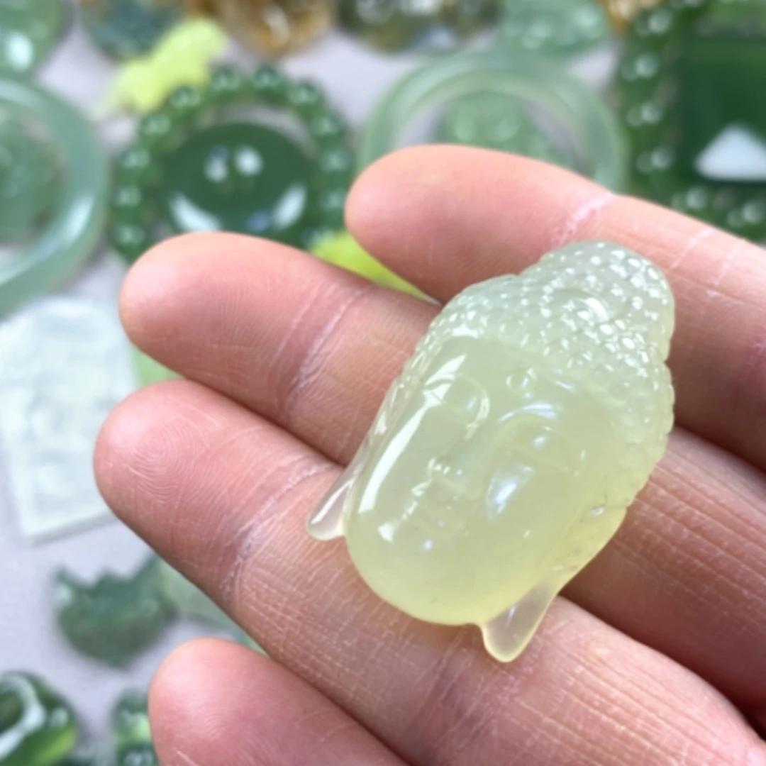 【闪购商品】蛇纹石玉岫玉吊坠未镶嵌