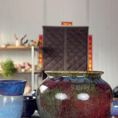 摆件m****a犊泉钧窑作品