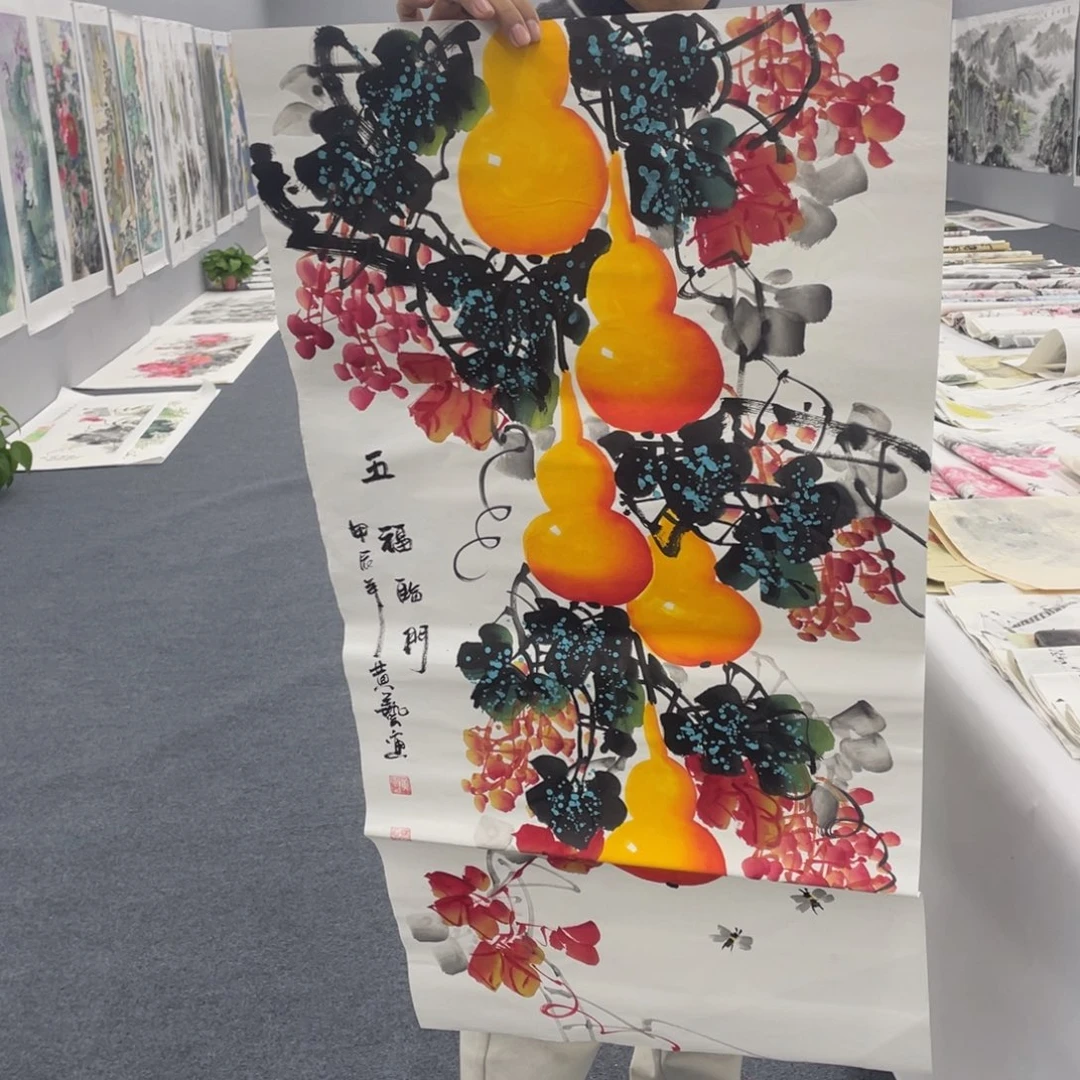 张***寓国画国画作品欣赏一下