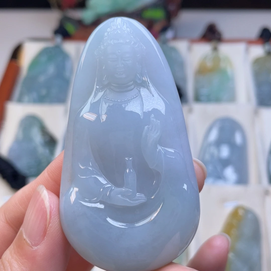 翡翠未镶嵌颈饰天然翡翠