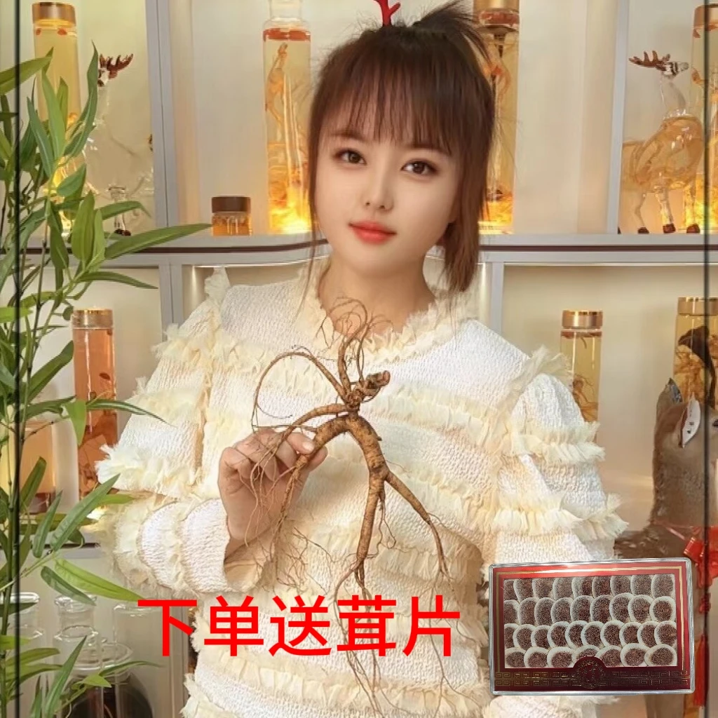 {5斤款代拍链接-以直播间为准}长白山人参等 泡酒专用