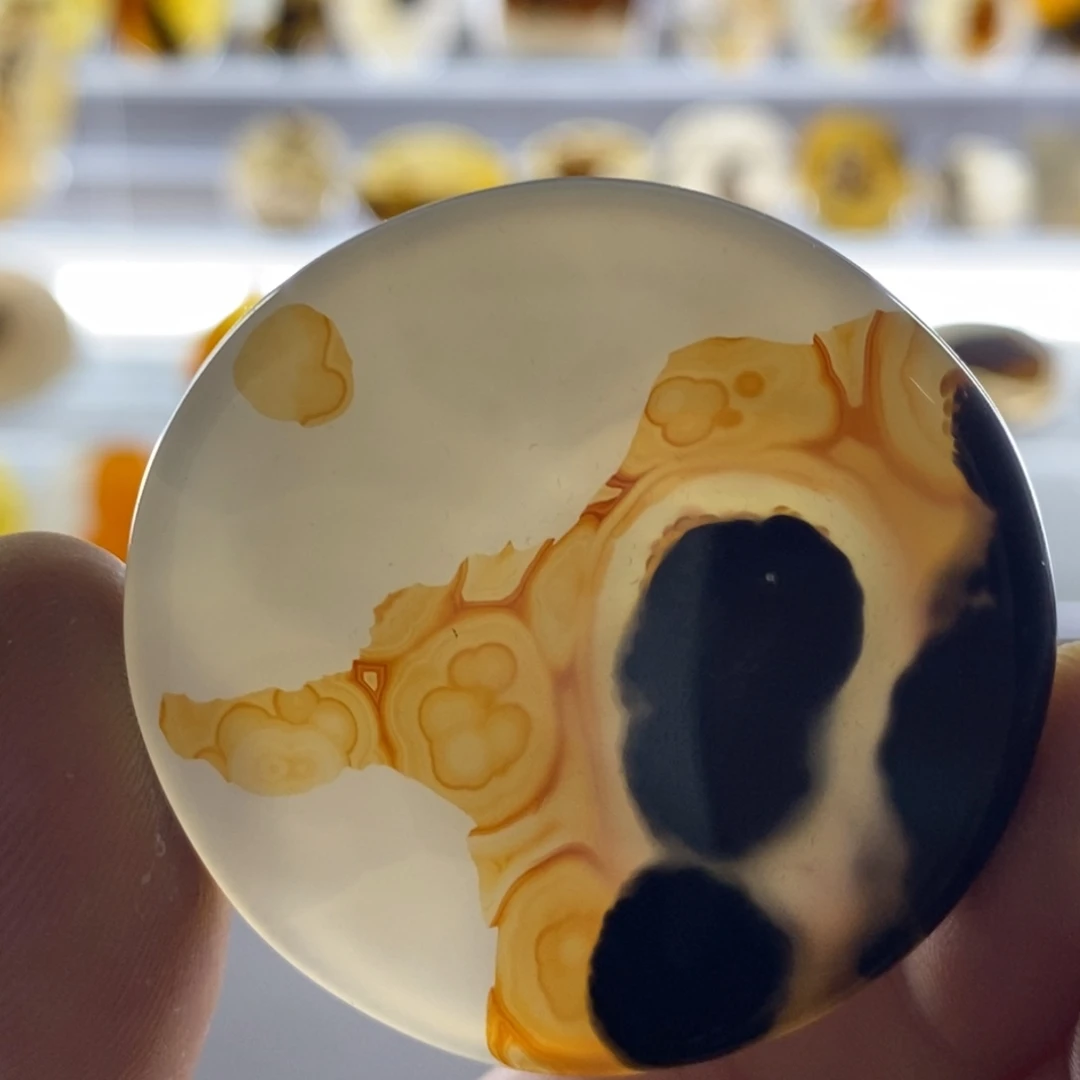 玛瑙/玉髓合金颈饰