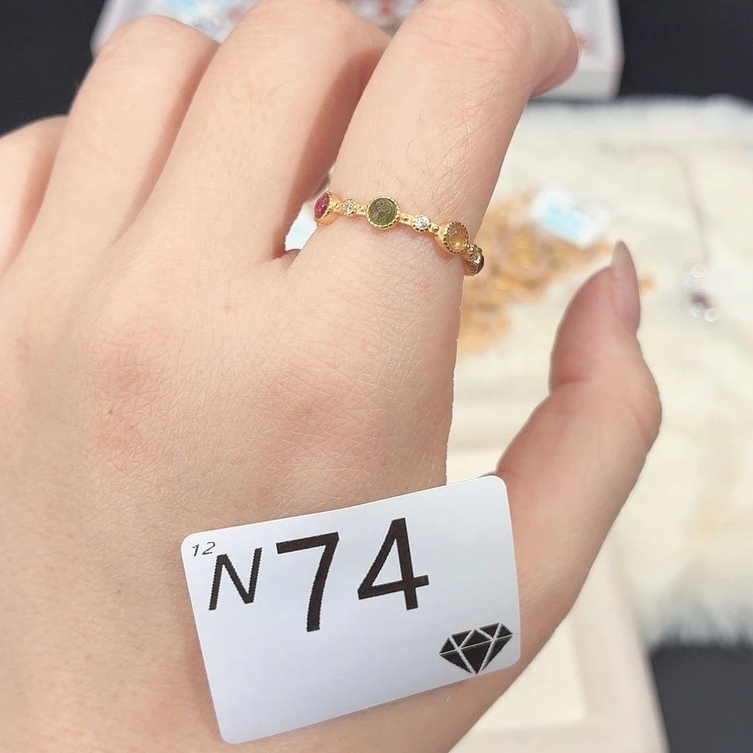 珠宝奇石银S925镶嵌碧玺