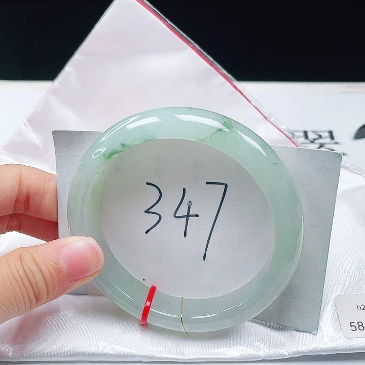 未镶嵌手镯翡翠58+正圈