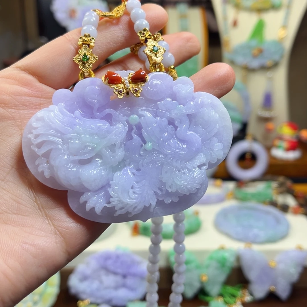 翡翠未镶嵌颈饰天然翡翠