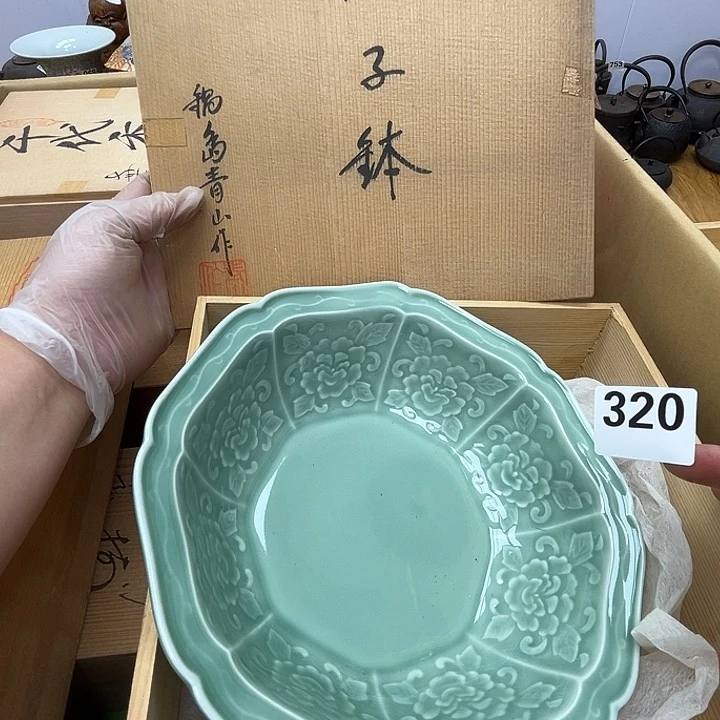 瓷片呀工艺品摆件瓷器摆件正能量