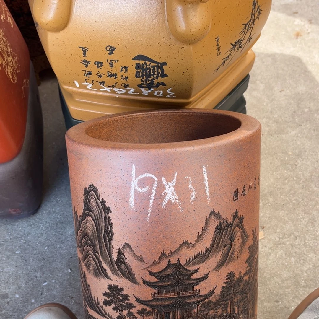 紫砂花盆盆景艺术