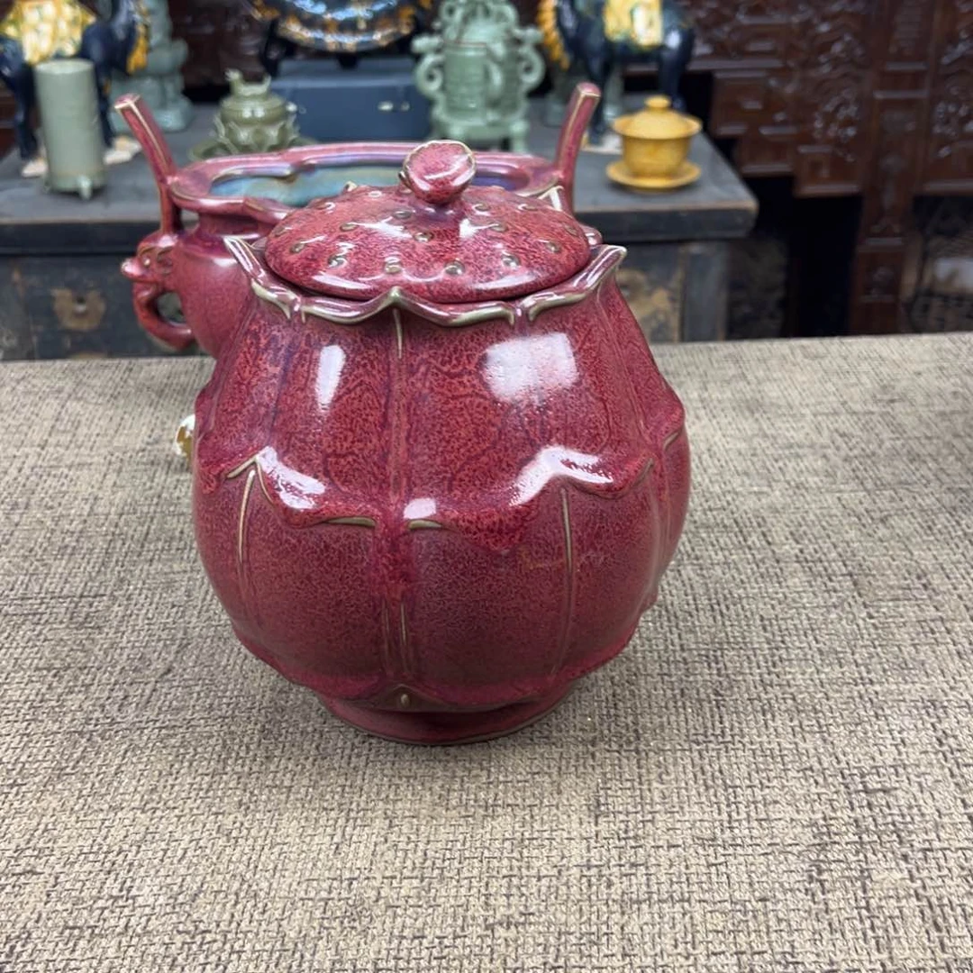 Lao窑瓷直播间开门货陶瓷艺术品正能量开门