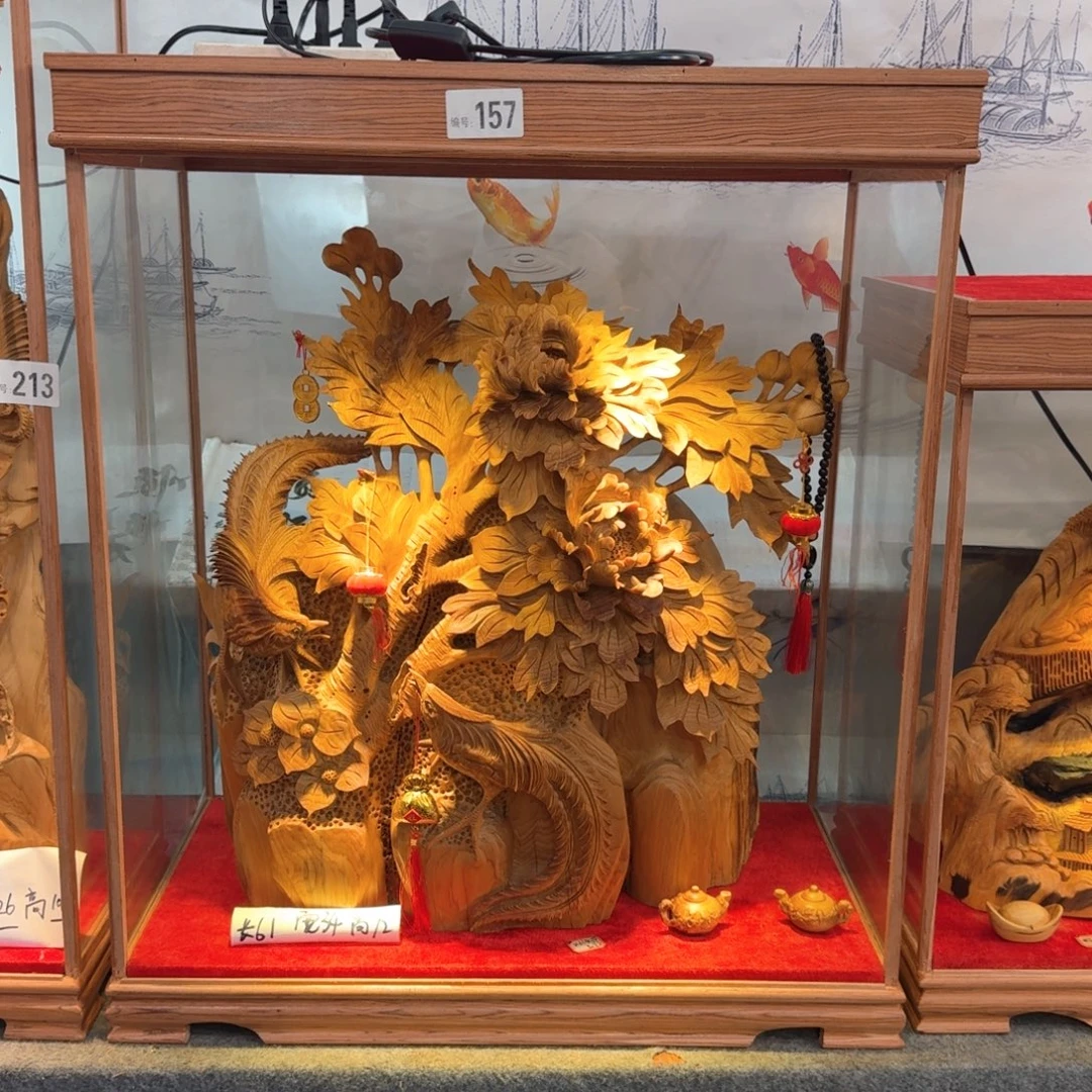 米***虎柏木（崖柏）木雕款
