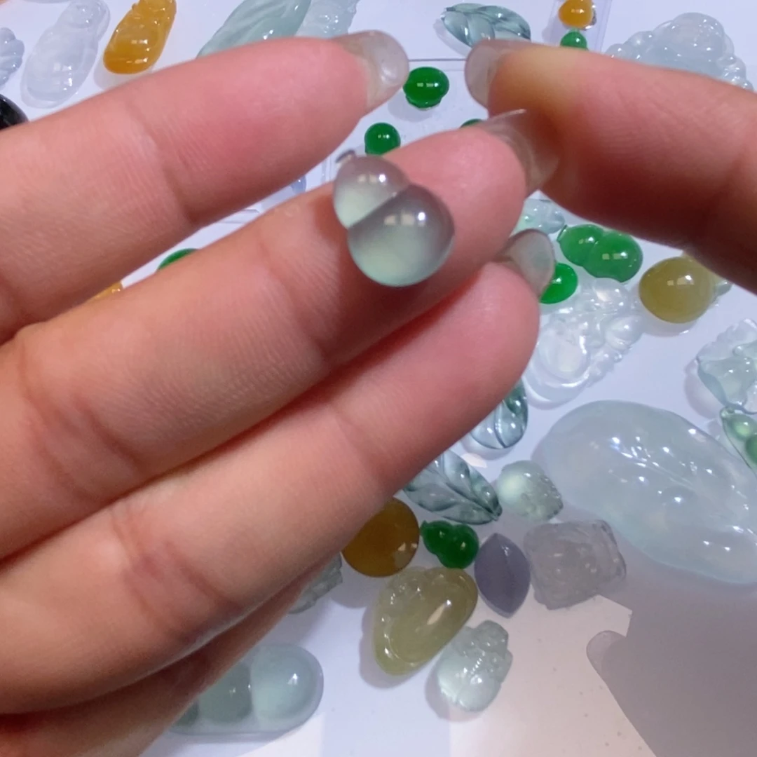 未镶嵌定制翡翠翡翠13/9.5/3.6