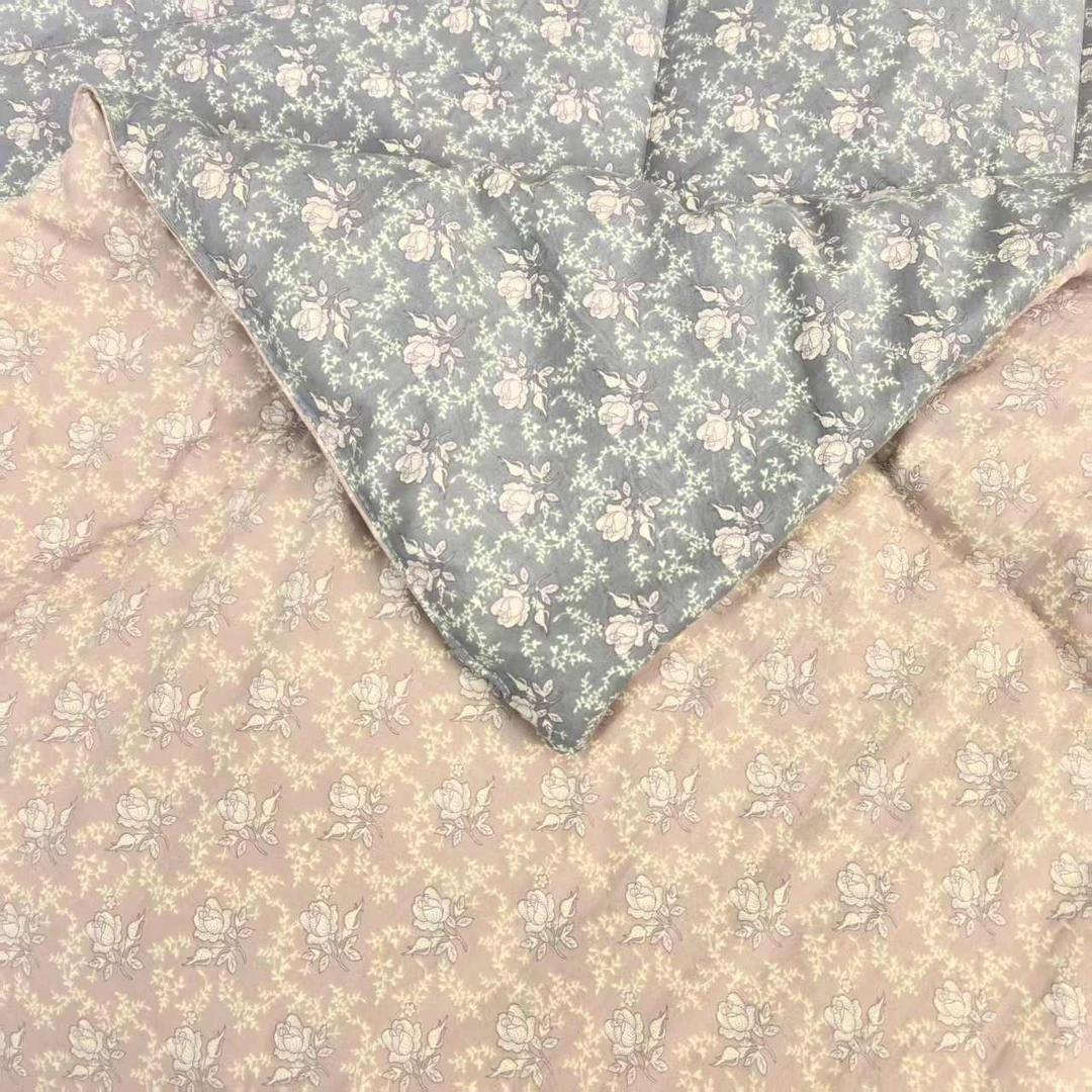 灰色夜来香--150*200水洗棉加厚被子