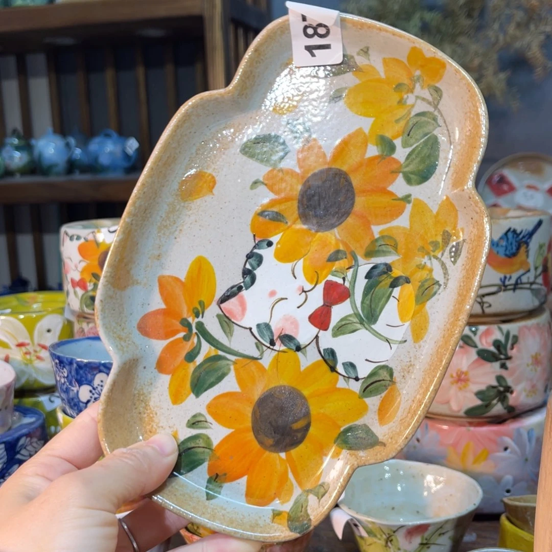 杯素浅陶瓷手工手绘