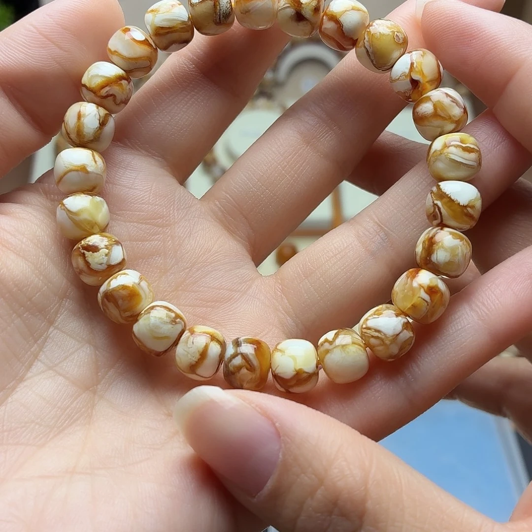 e***o沁色老型手串单圈9