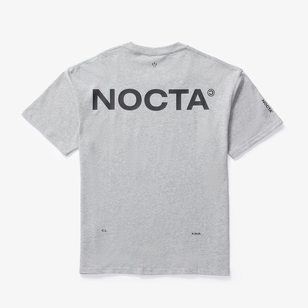 NIKE/耐克NOCTA联名男子纯棉运动休闲落肩圆领短袖T恤FN7663-063