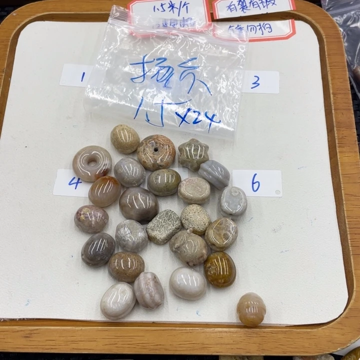 扬***年硅化珊瑚（珊瑚玉）合金颈饰