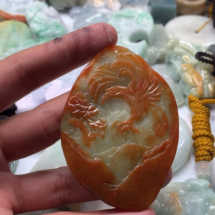 颈饰未镶嵌翡翠保真天然a货翡翠