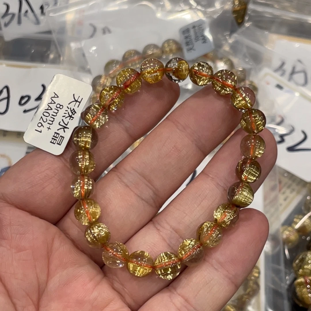 未镶嵌手链水晶aaa0261钛晶