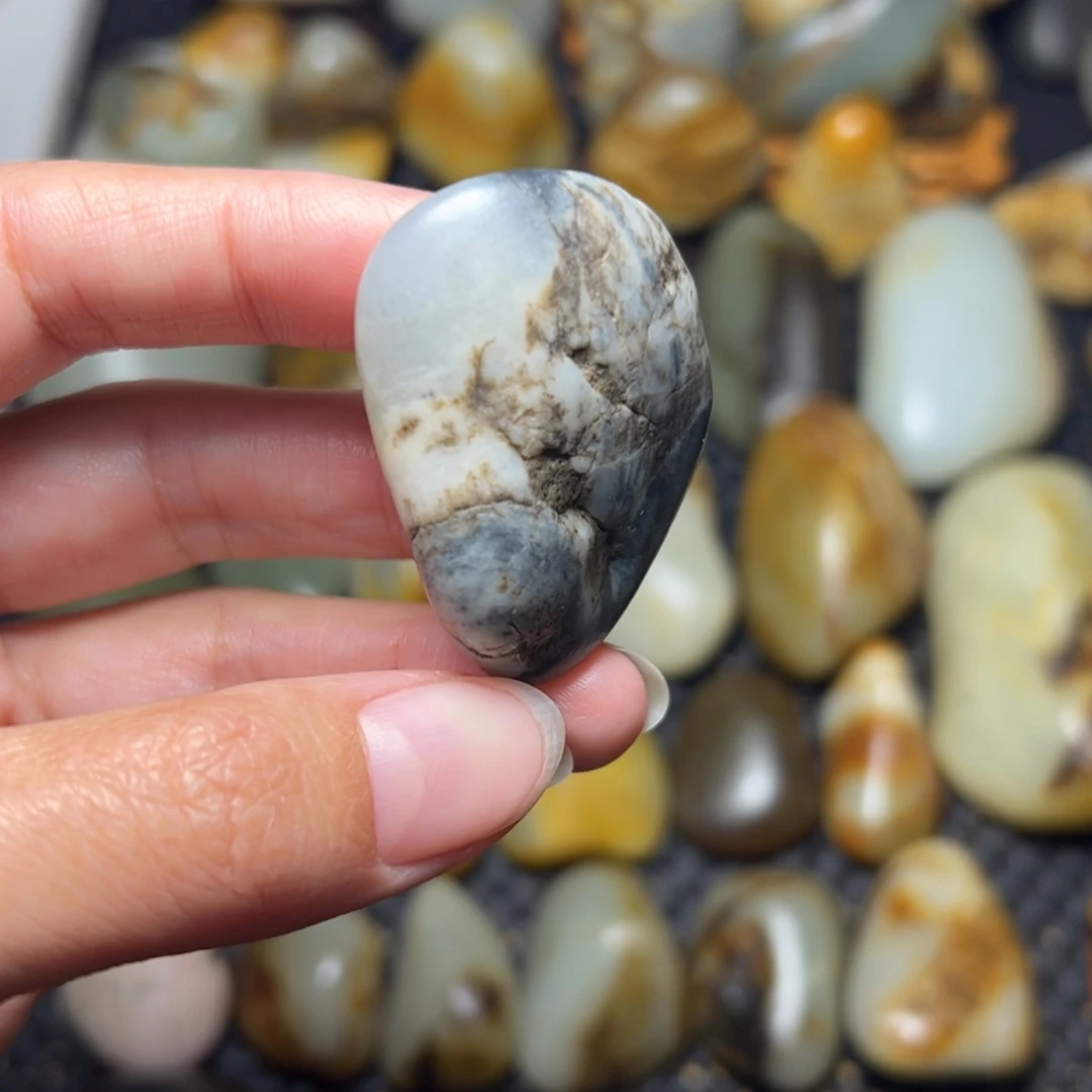 和田玉未镶嵌挂件26