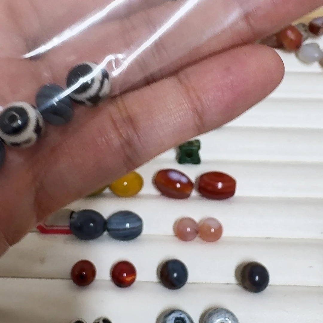 陪***遣玛瑙/玉髓散珠裸珠