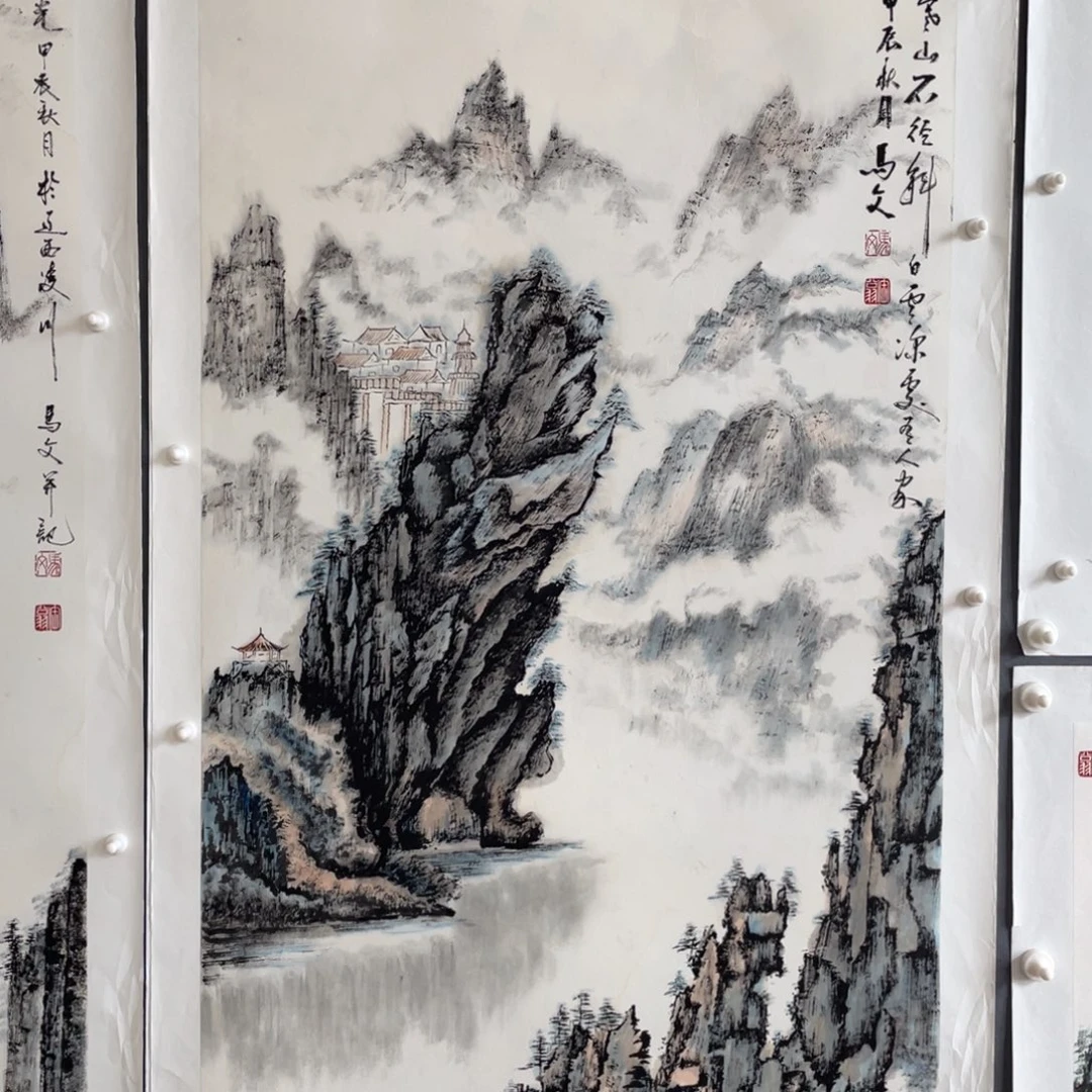 国画马文老师绘画