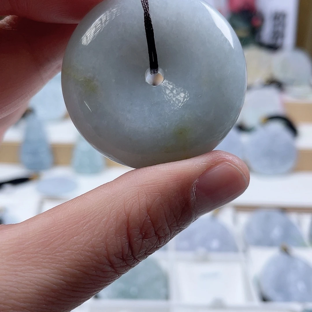 翡翠颈饰未镶嵌0507挂件