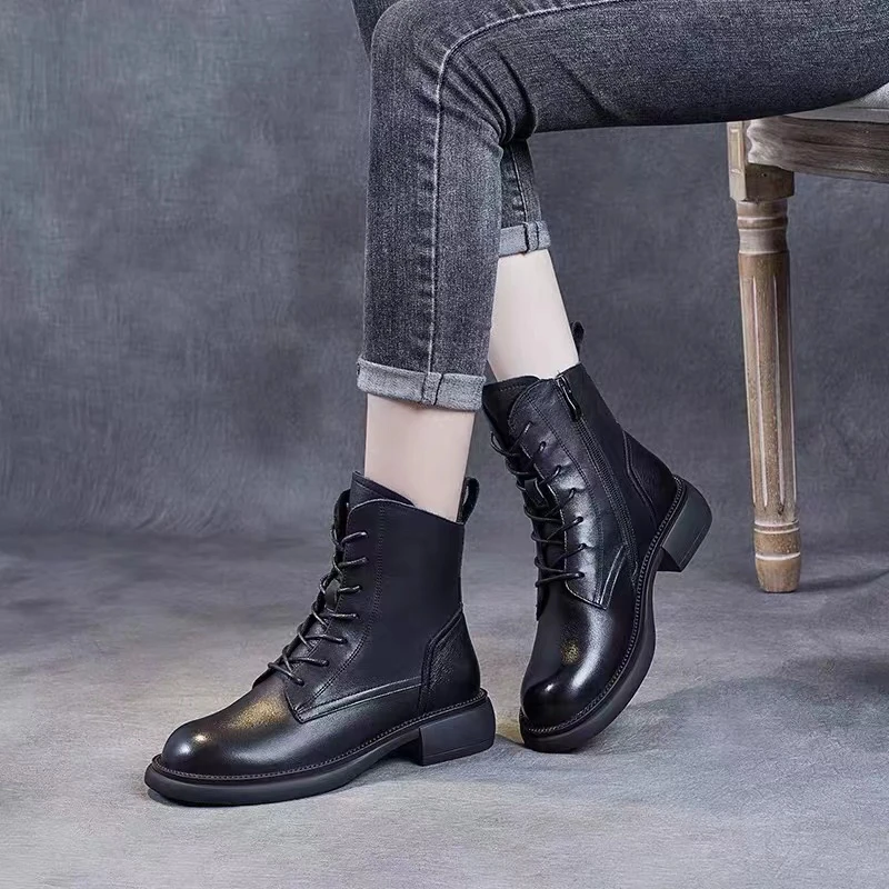 【选编码拍】断码精品女鞋马丁靴