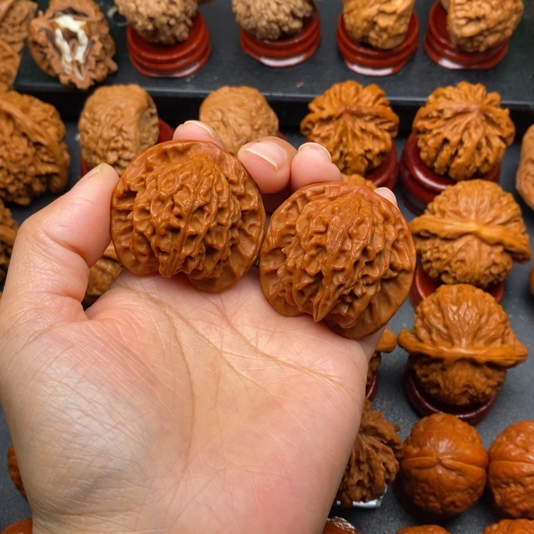 文玩核桃把件40公子帽