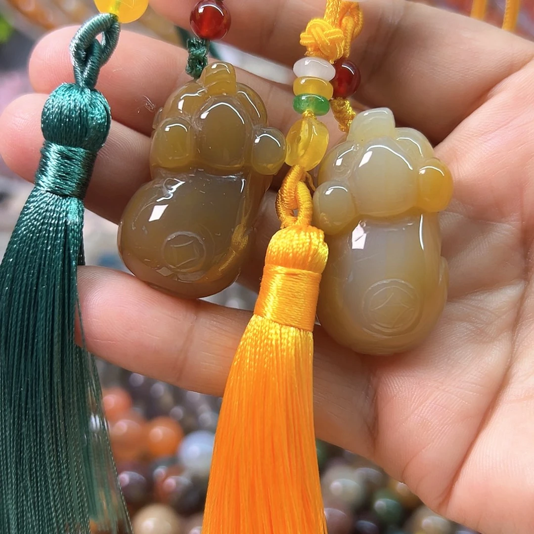 玛瑙/玉髓颈饰合金