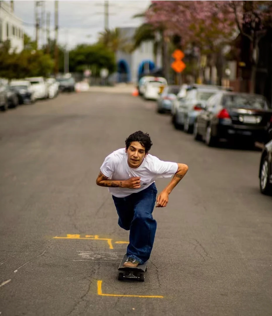 2025最新春夏款雪花牛仔工装裤